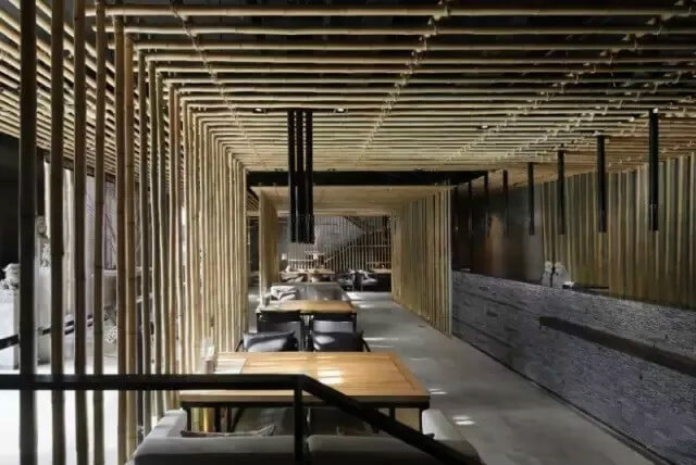 客家菜如何让餐厅设计玩转中国风？几根竹子让你眼前一亮！