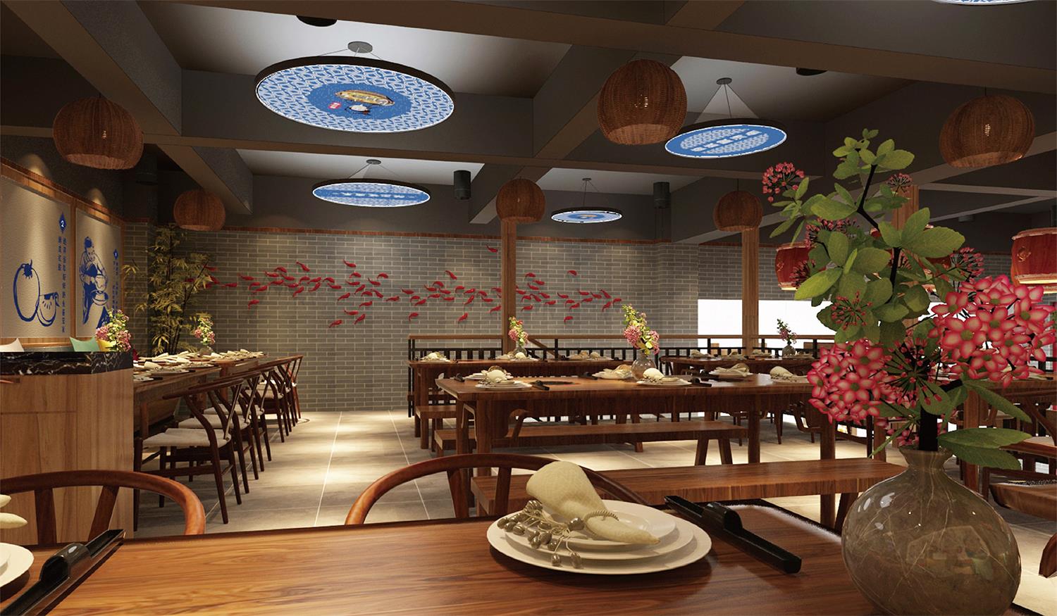 客家菜如何让中餐厅的餐饮空间设计，蕴含中国传统文化底蕴？