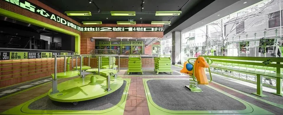 客家菜广莲申点心公园深圳餐饮空间设计，将公园搬进了店内